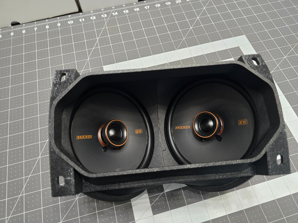 1953-1954 Dash Speaker Adapter with Dual 6.75" Speakers