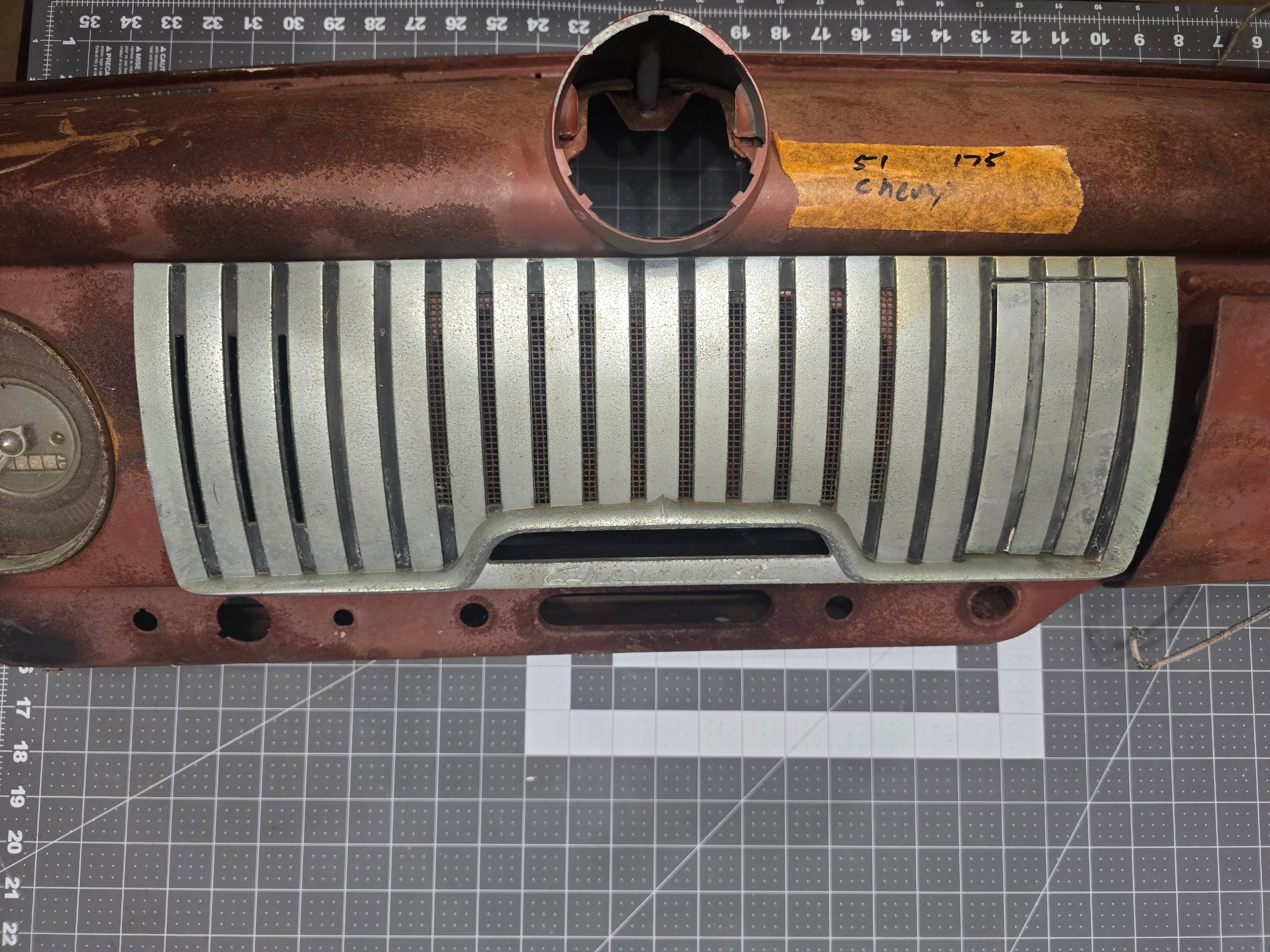1951-1952 Dash Speaker Adapter for Dual 6.75" Speakers