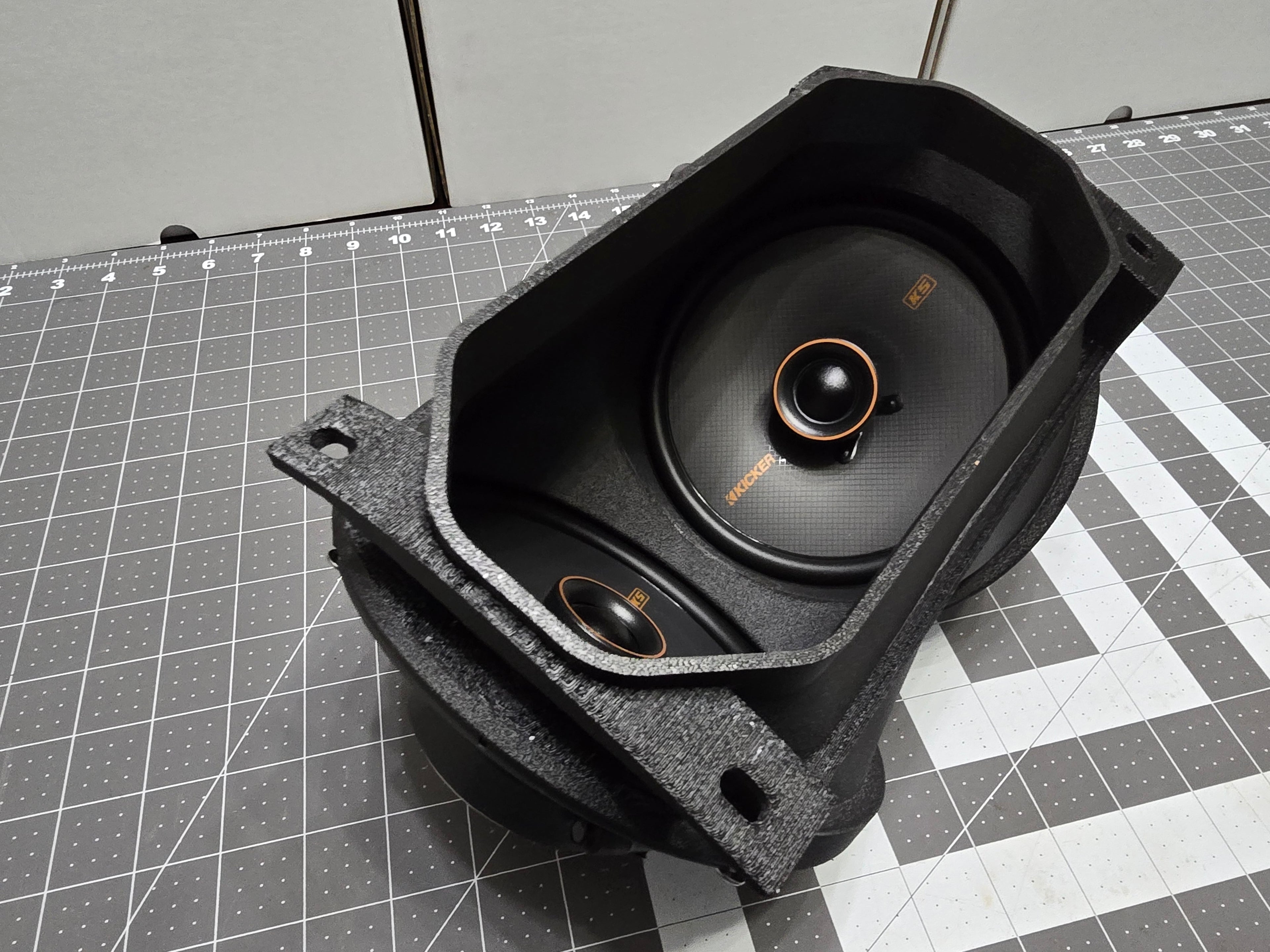 1953-1954 Dash Speaker Adapter with Dual 6.75" Speakers