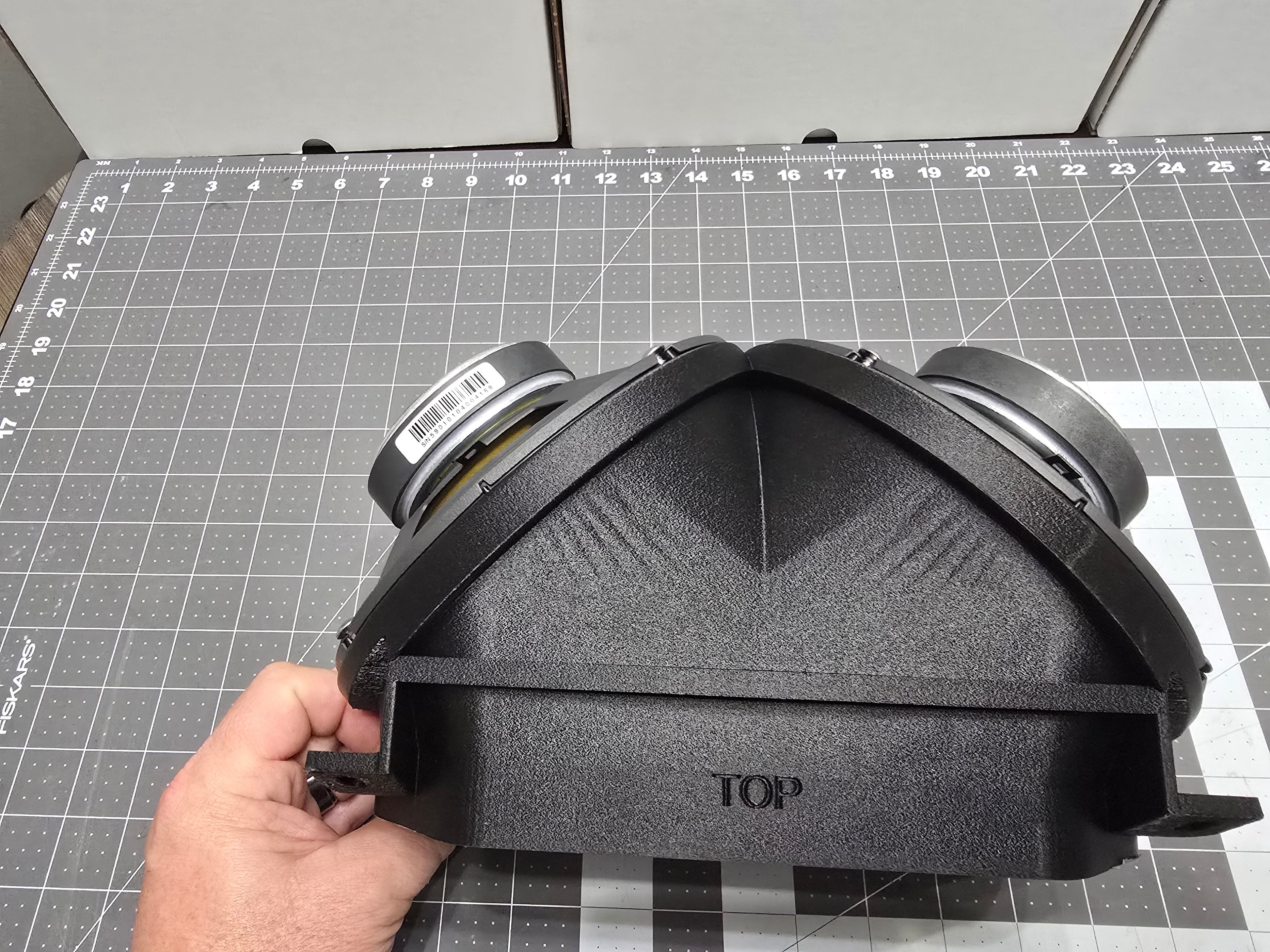 1953-1954 Dash Speaker Adapter with Dual 6.75" Speakers